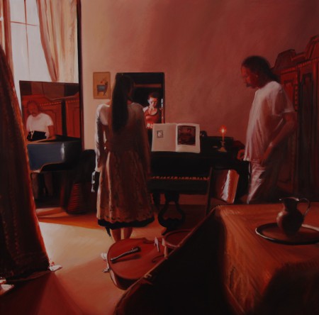 Házikoncert 100x100cm